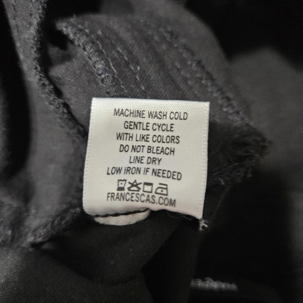 Black Harper Jeans with Zipper Pockets - Picture 8 of 8
